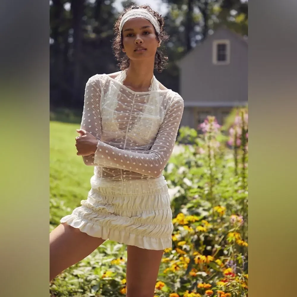 Free People Most Likely Layering Top in Ivory